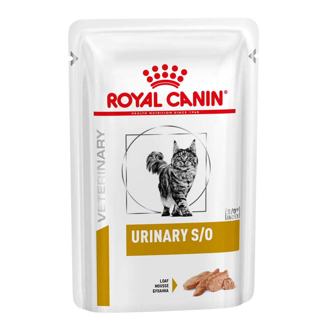 Royal Canin® Veterinary Diet Urinary S/O Chicken Loaf in Gravy Pouches Feline Wet Food