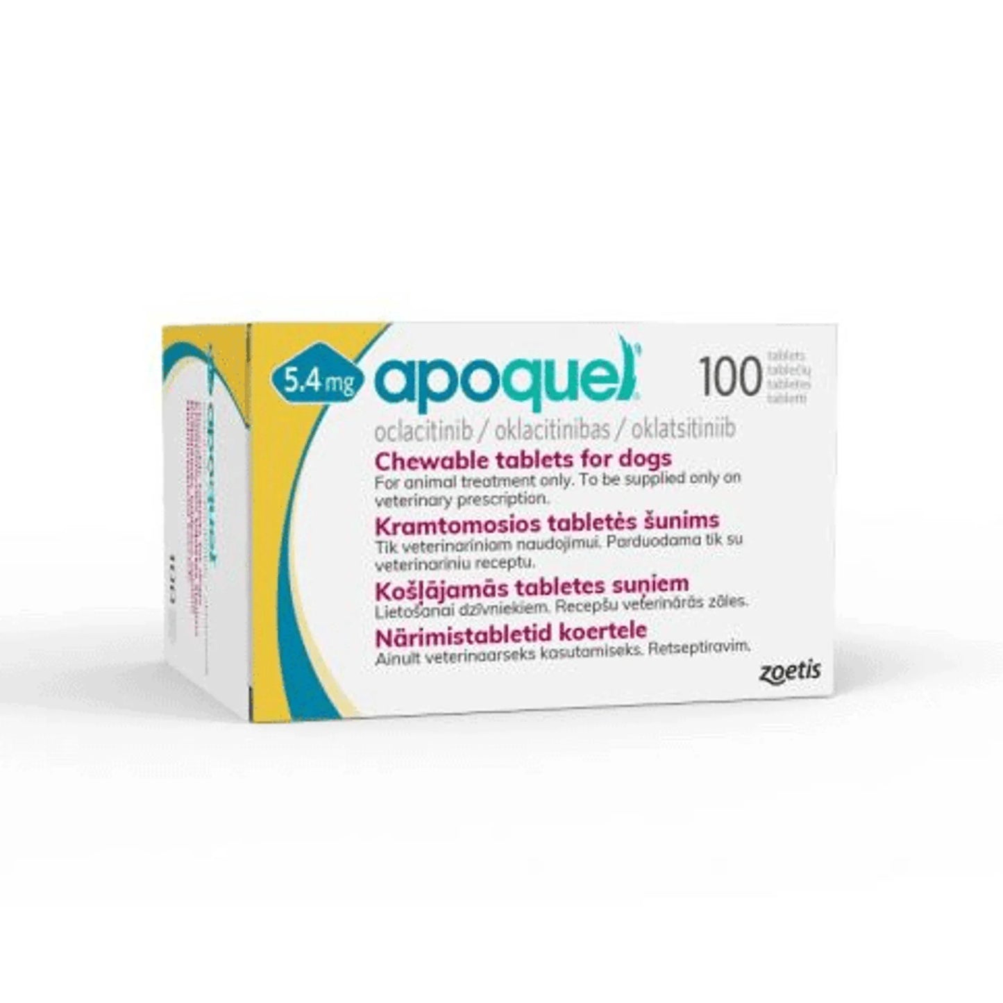 Apoquel Dermatitis Chewable Allergy Itch Tablet (5.4mg)