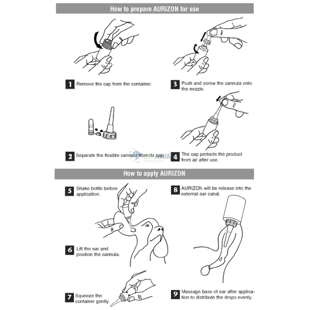 Vetoquinol Aurizon® Ear Drops Suspension