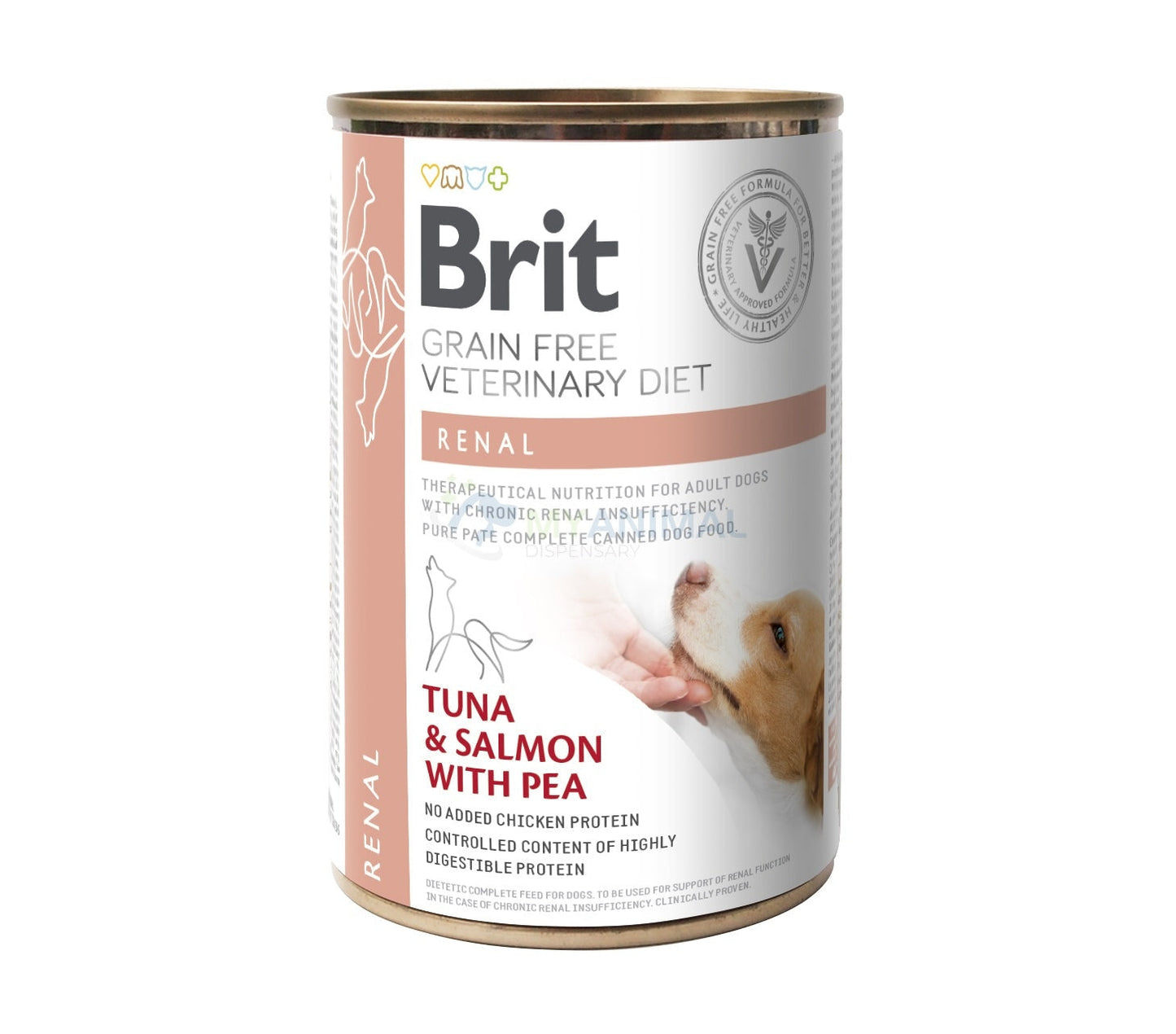 Brit Veterinary Diet Renal Grain-Free Tuna & Salmon with Pea Canine Stew