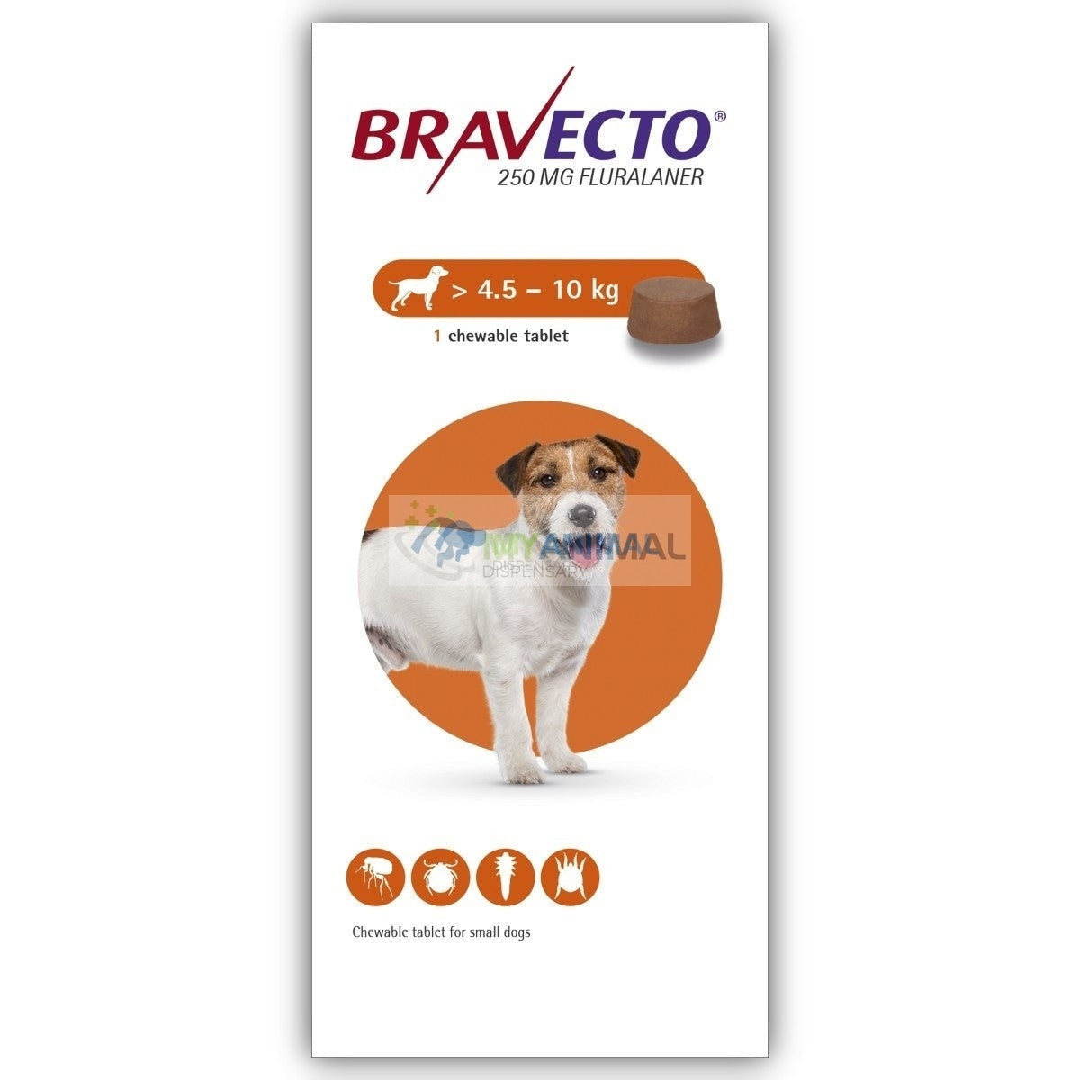 Bravecto Flea Prevention Chewable Tablet for Dogs