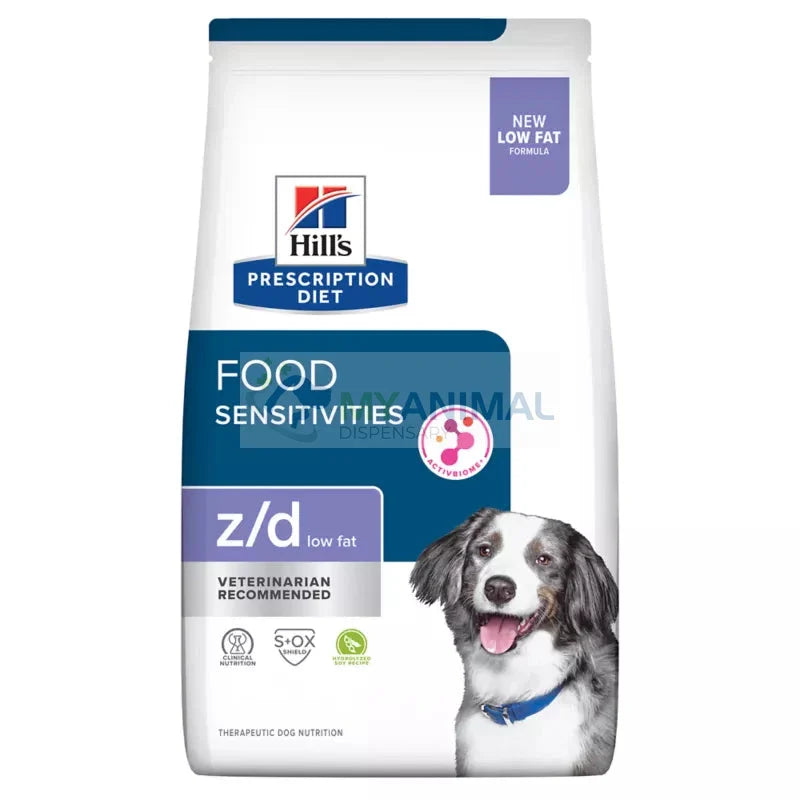 Hill's® Prescription Diet® z/d® Low Fat Hydrolyzed Soy Recipe for Canine Food Sensitivities Dry Dog Food