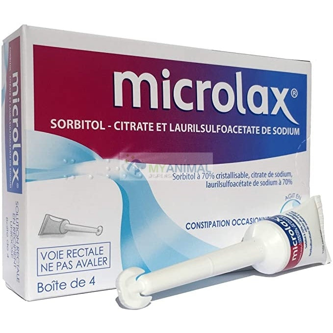 Microlax Enema Tube Ampoule for Cats Dogs