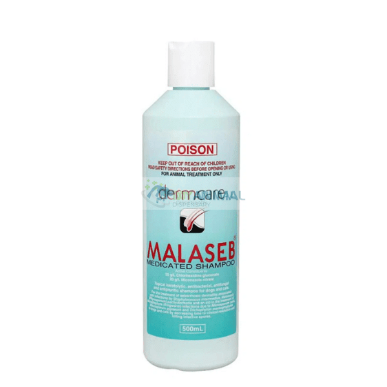 Malaseb Medicated Shampoo for Dogs Cats Pets