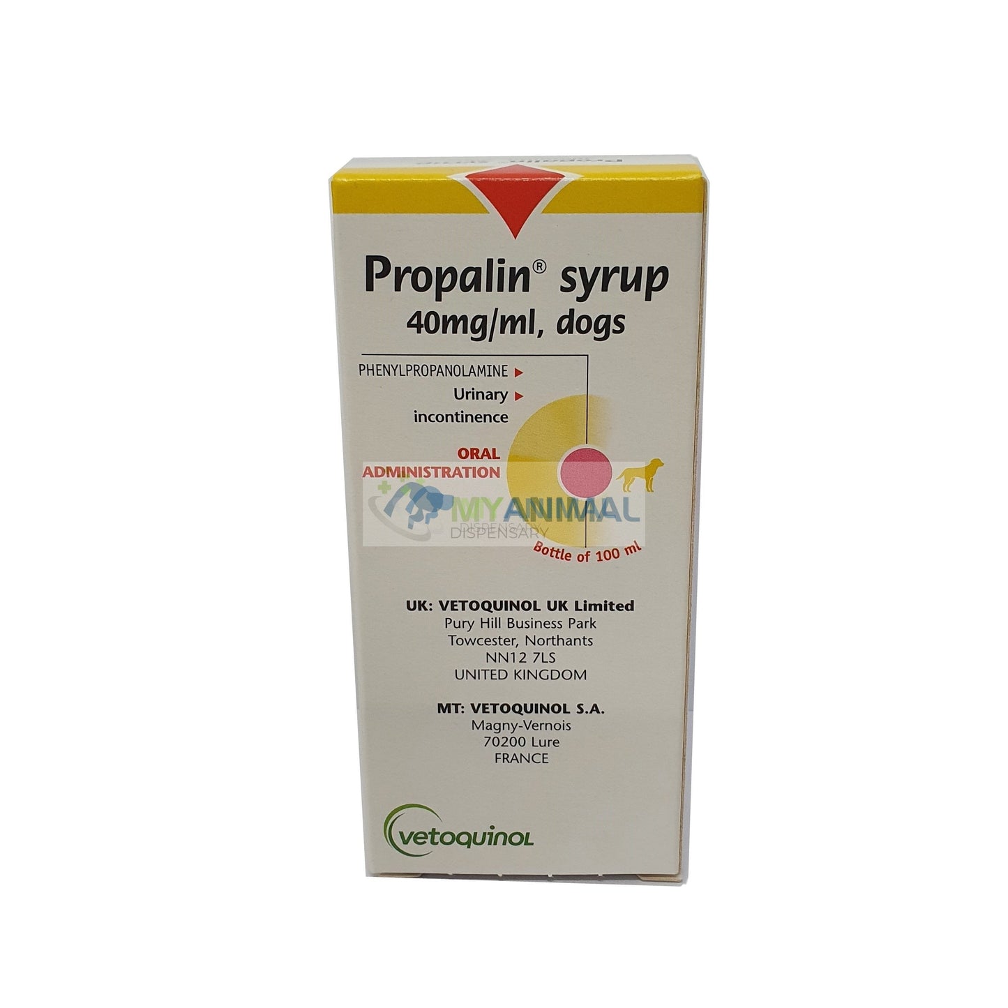 Vetoquinol Propalin Syrup for Urinary Incontinence For Dogs