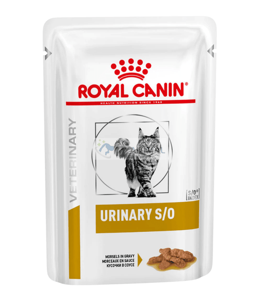ROYAL CANIN® Veterinary Diet Feline Urinary S/O Morsels in Gravy Wet Pouch 85g