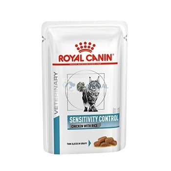 ROYAL CANIN® Veterinary Diet Feline Sensitivity Control Chicken with Rice Wet Pouch 85g