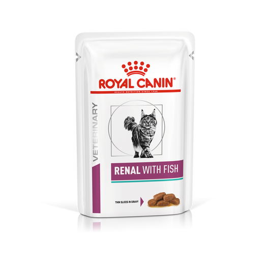 Royal Canin® Veterinary Diet Renal Fish Pouches Feline Wet Food