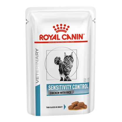 Royal Canin® Veterinary Diet Sensitivity Control Chicken with Rice Pouch Wet Feline Food