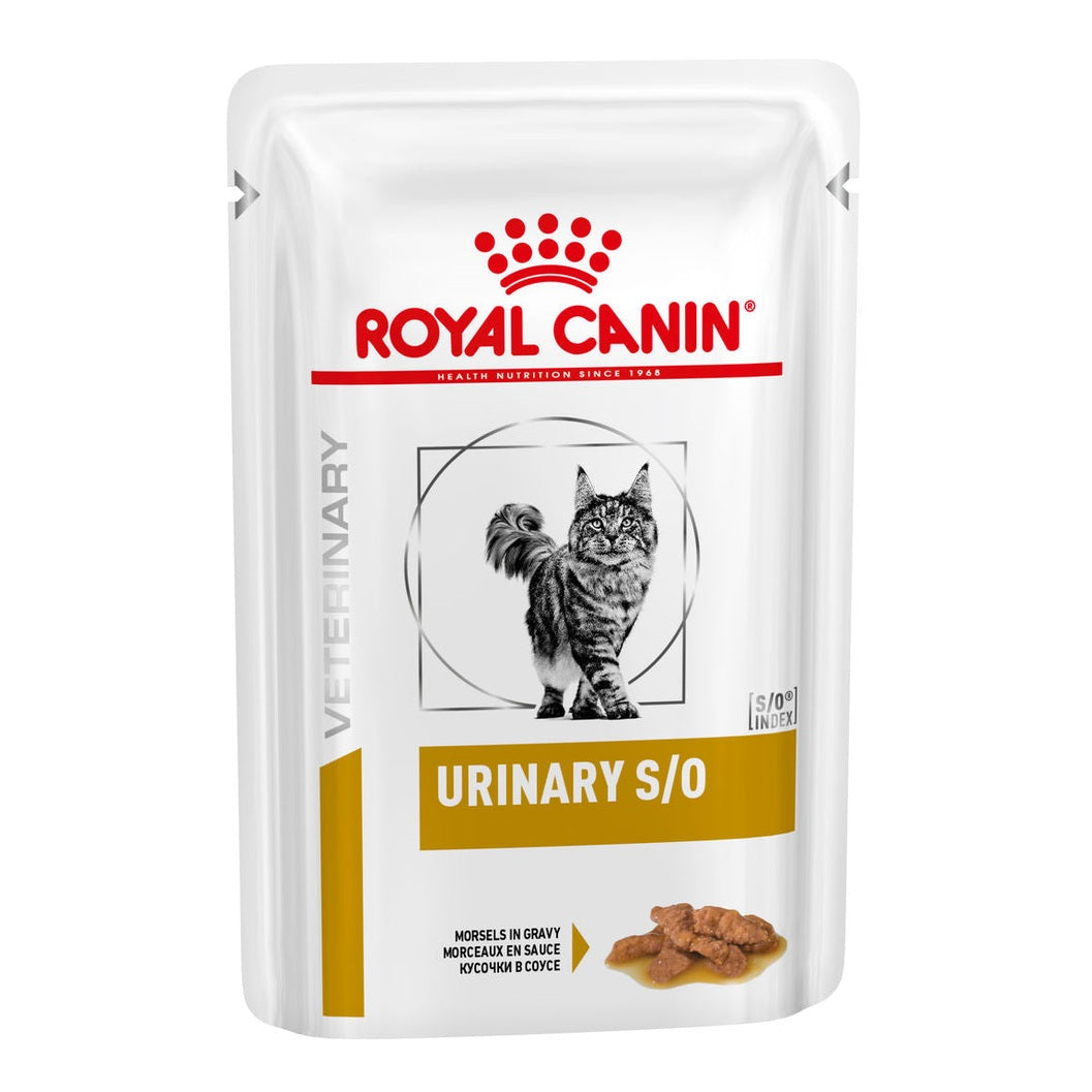 Royal Canin® Veterinary Diet Urinary S/O Chicken Morsel in Gravy Pouches Feline Wet Food