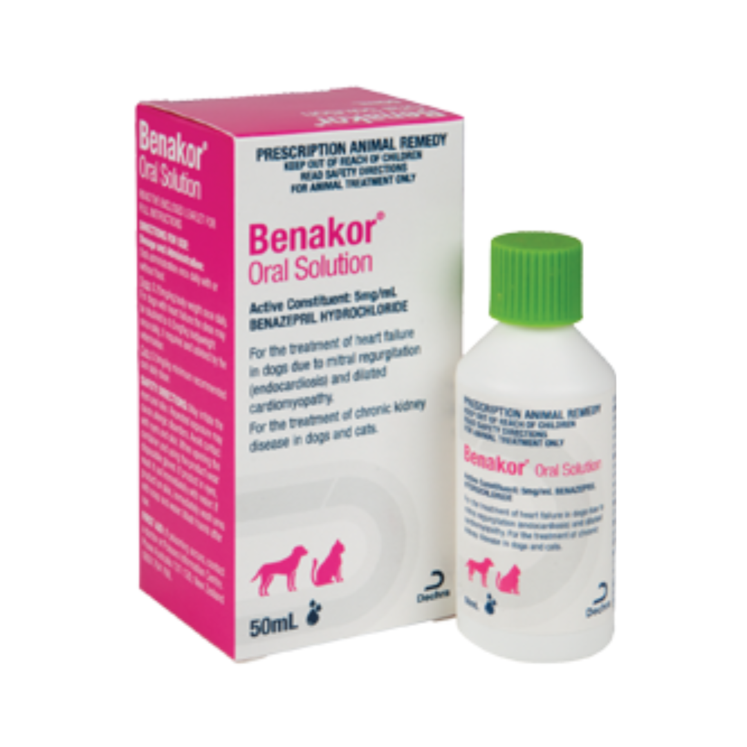 Dechra Benakor 5mg/ml Oral Solution (50ml)