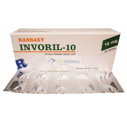 Invoril-10 Enalapril 10mg Tablets