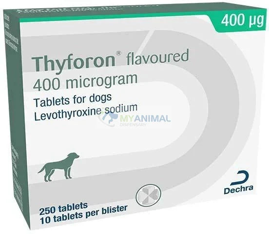 Dechra Thyforon® Tablets for Dogs (400mcg)