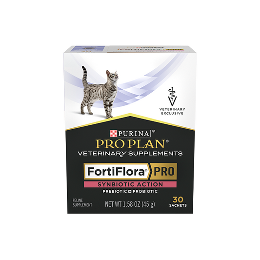 PURINA® PRO PLAN VETERINARY SUPPLEMENTS® FortiFlora™ Pro Synbiotic Action Feline Prebiotic Probiotic Supplement 45g