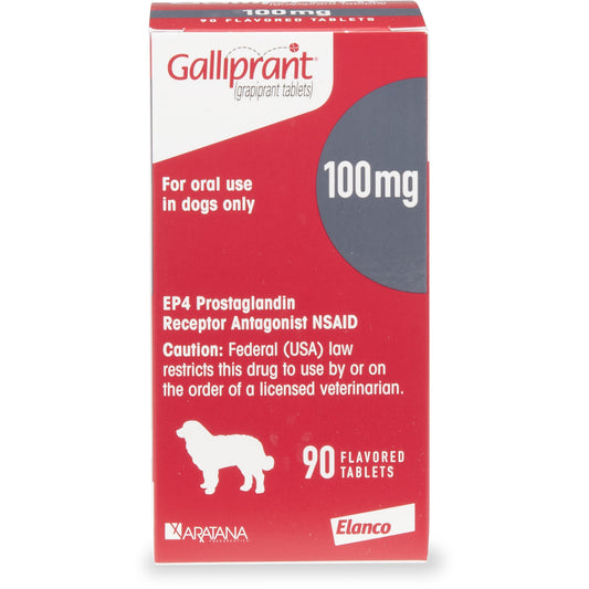 Elanco Galliprant Anti Inflammation Osteoarthritis Pain Relief Tablets for Dogs (100mg)