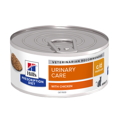 Hill's® Prescription Diet® c/d® Urinary Care Multicare Feline with Chicken Canned