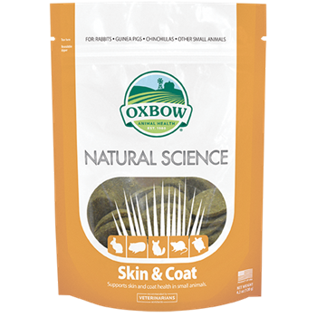 Oxbow Natural Science Skin & Coat Supplements for Rabbits Hamsters Chinchillas Guinea Pigs