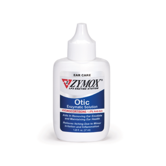 Zymox Otic Enzymatic Ear Solution With Hydrocortisone for Dogs Cats Pets