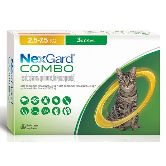NexGard® COMBO Spot-On for Cats (2.5-7.5kg)