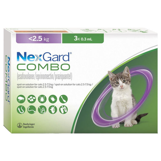 NexGard® COMBO Spot-On for Cats (<2.5kg)