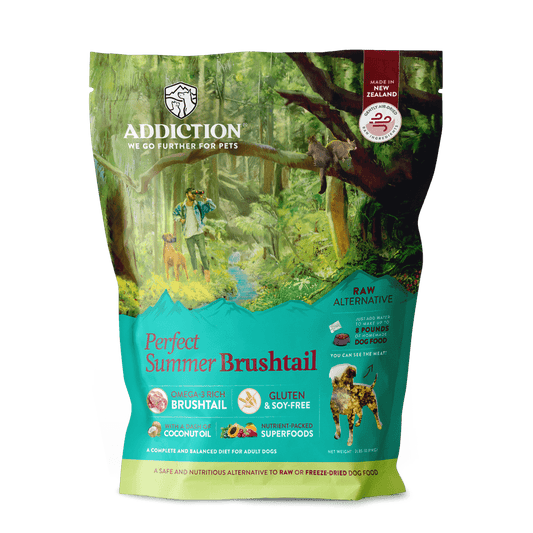 Addiction Perfect Summer Brushtail Grain-Free Raw Dehydrated Food for Dogs (2lbs)